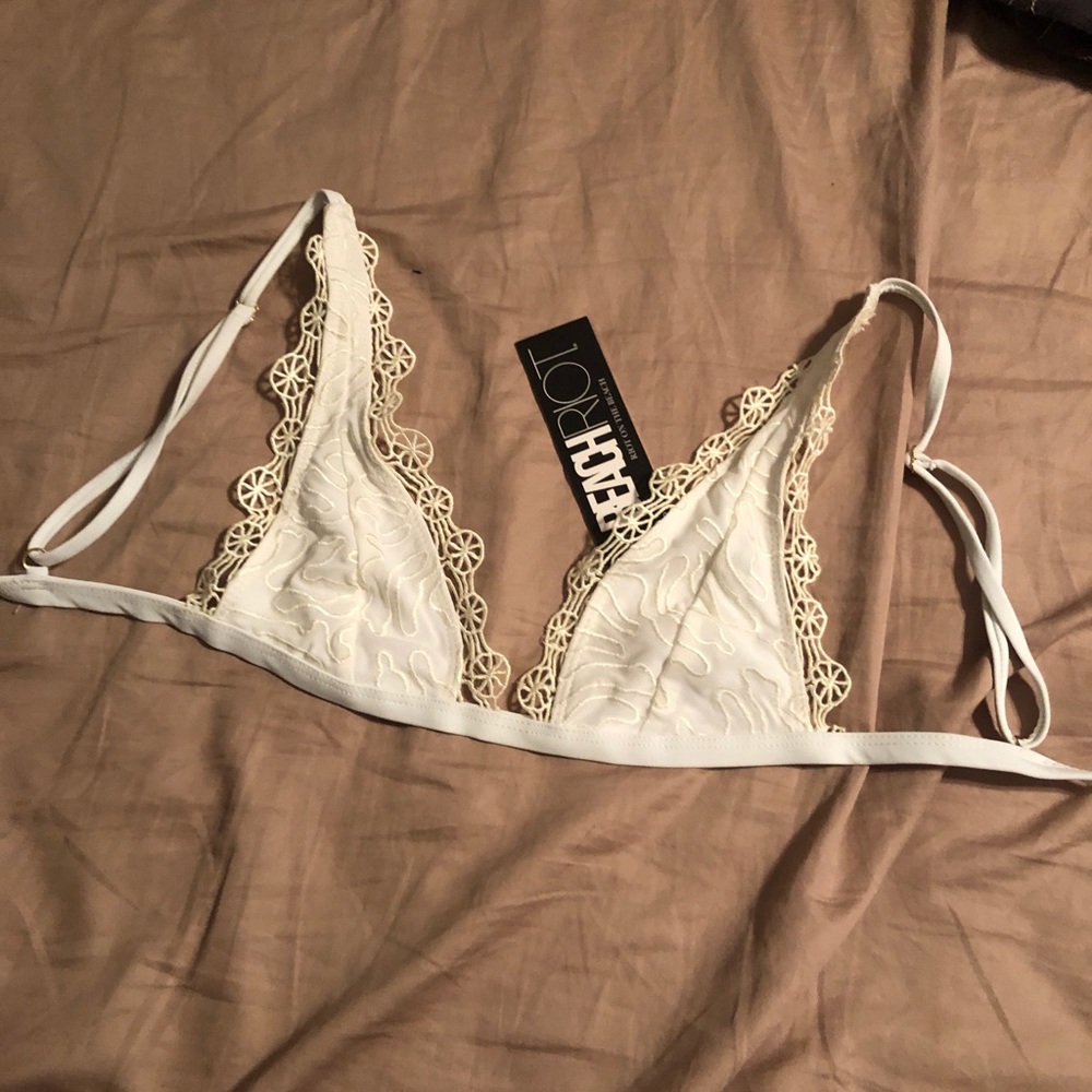 Beach Riot Casa Blanca bikini top NWT